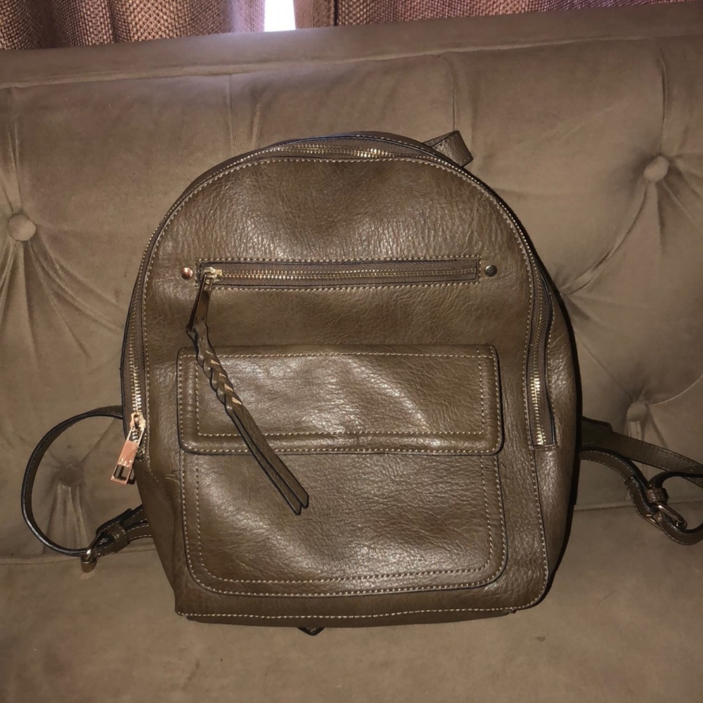 Gap faux leather backpack
